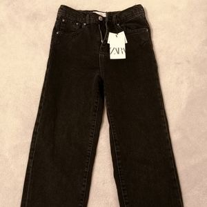 Cropped Zara wide leg jeans